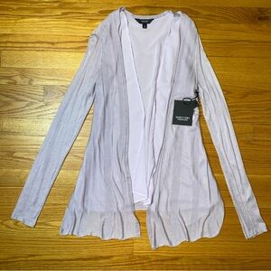 NWT Simply Vera Verawang Lavender Women's Long Sleeve Cardigan - Size‎ Small